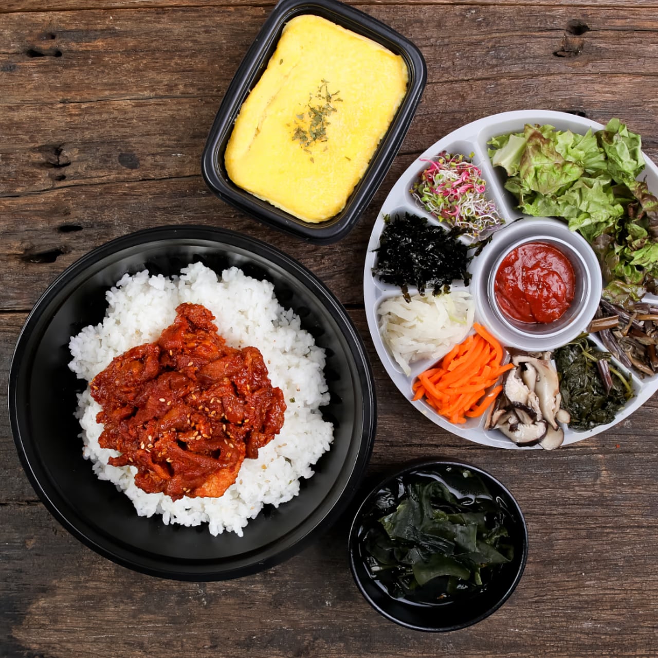 푸드코트 키오스크용 컷 - 원거리 가독성 중심