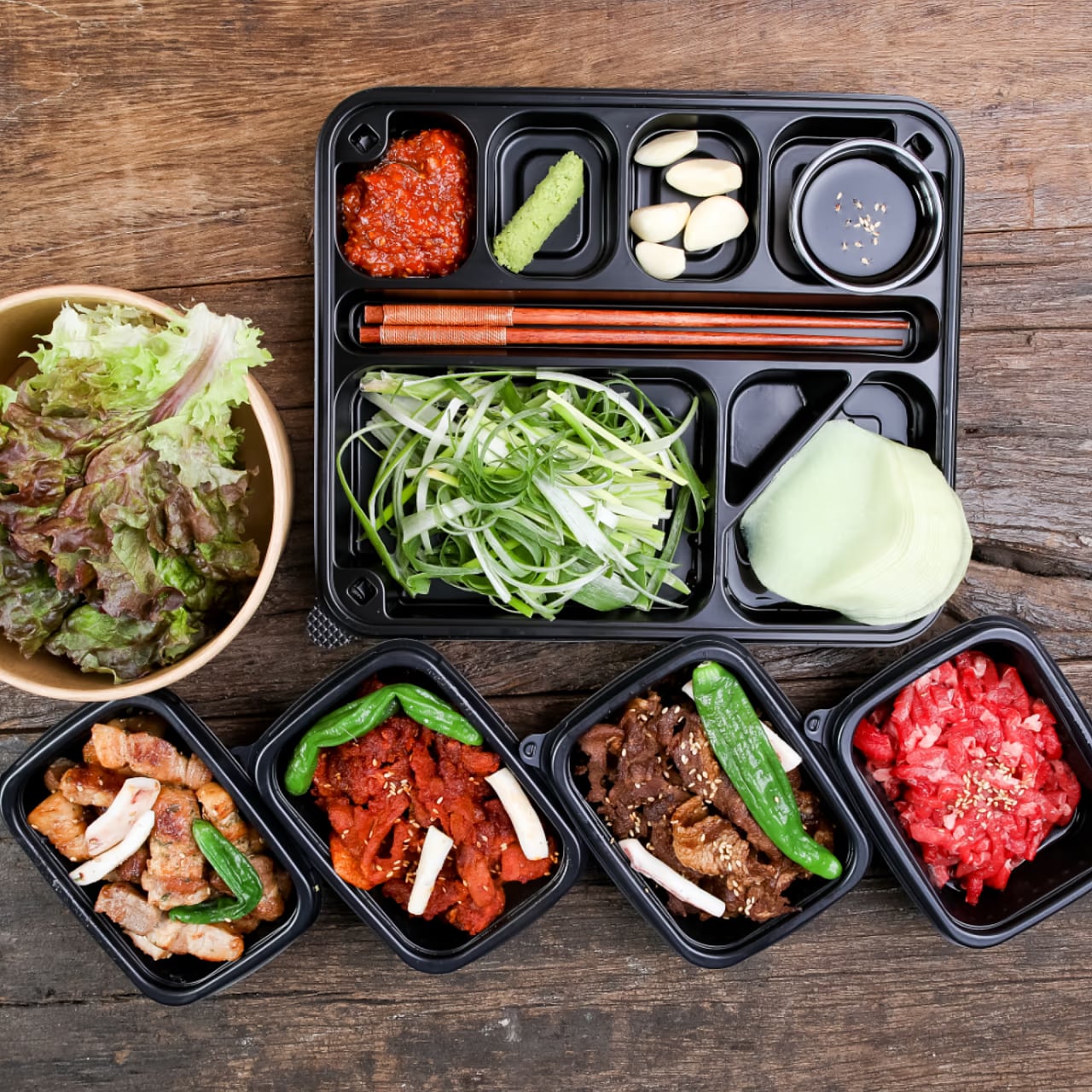 삼겹살 원육 대표 컷 - 3층 단면 구조 표현