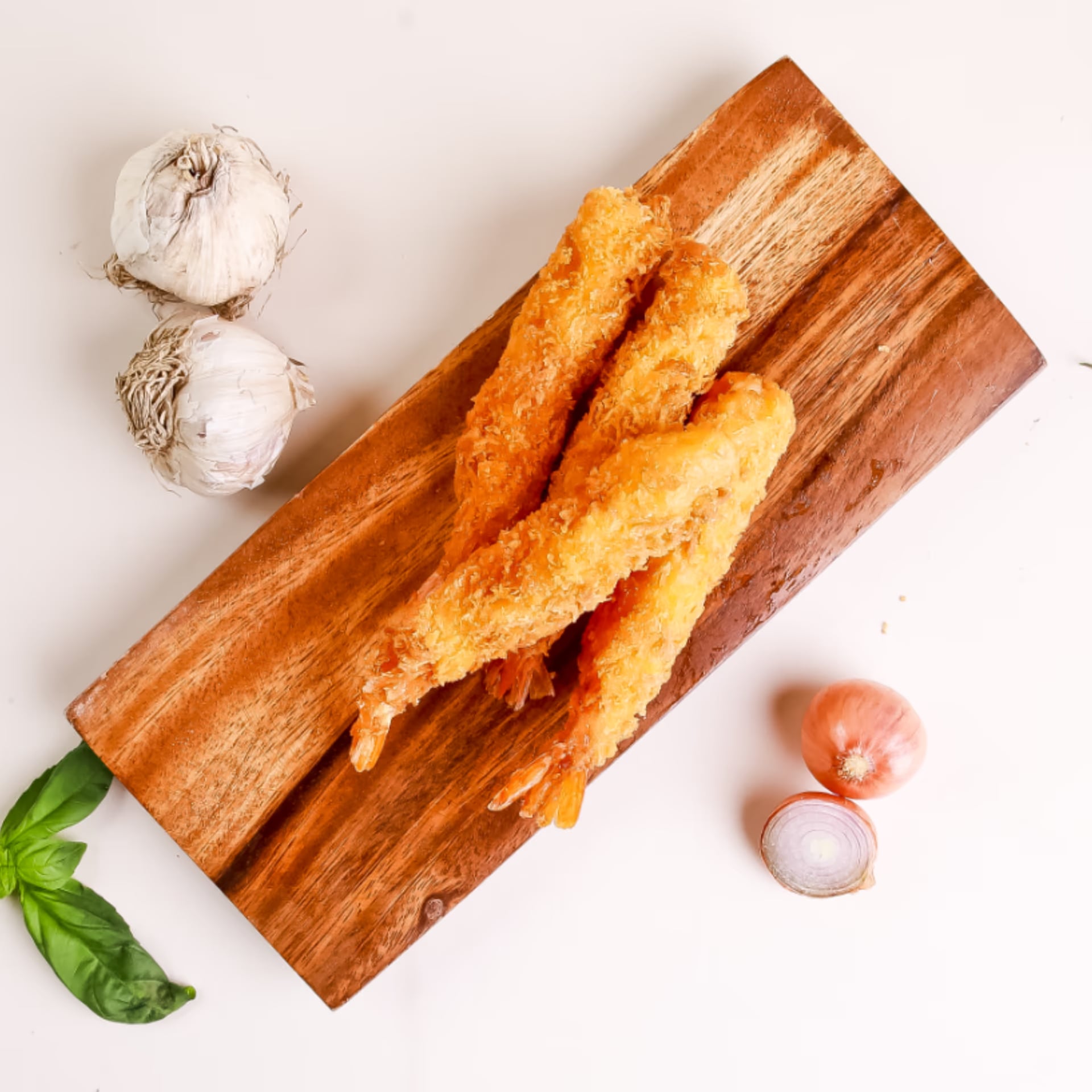 가래떡 떡볶이 탑뷰 컷 - 길이감 강조