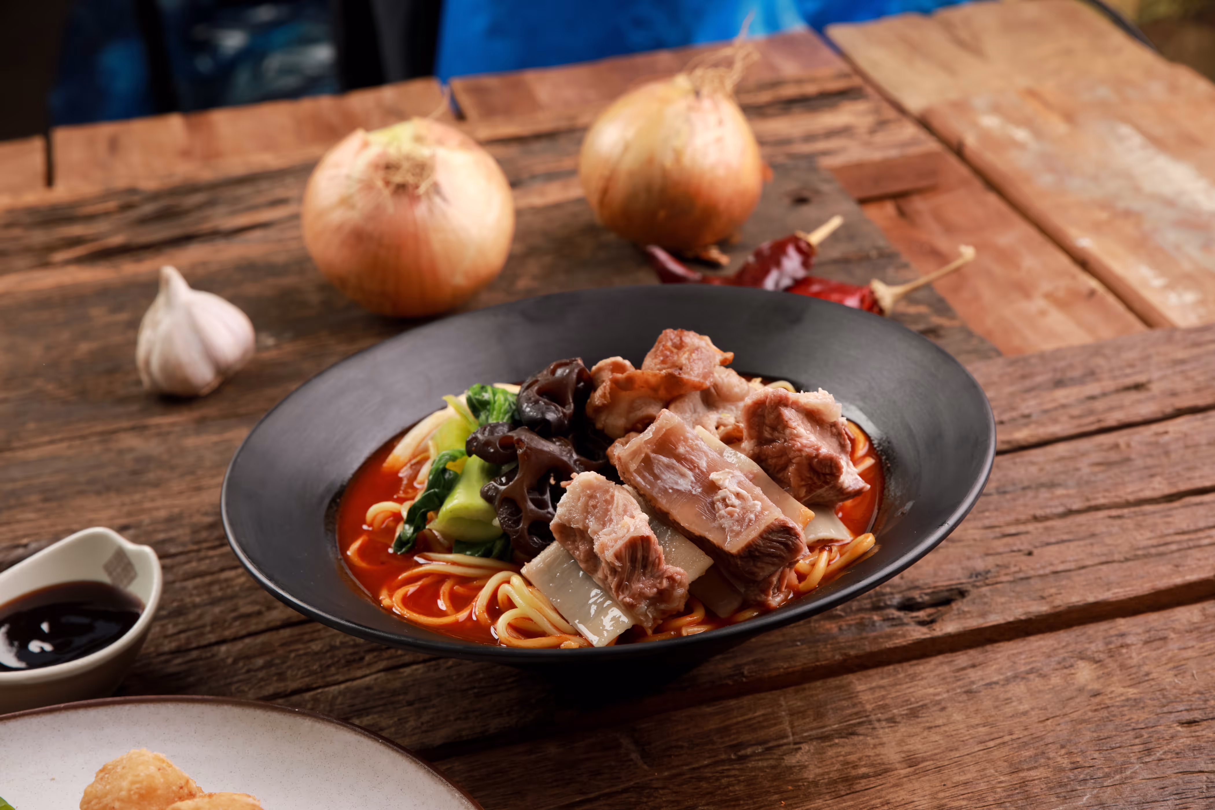 음식 촬영 예시 - 갈비짬뽕